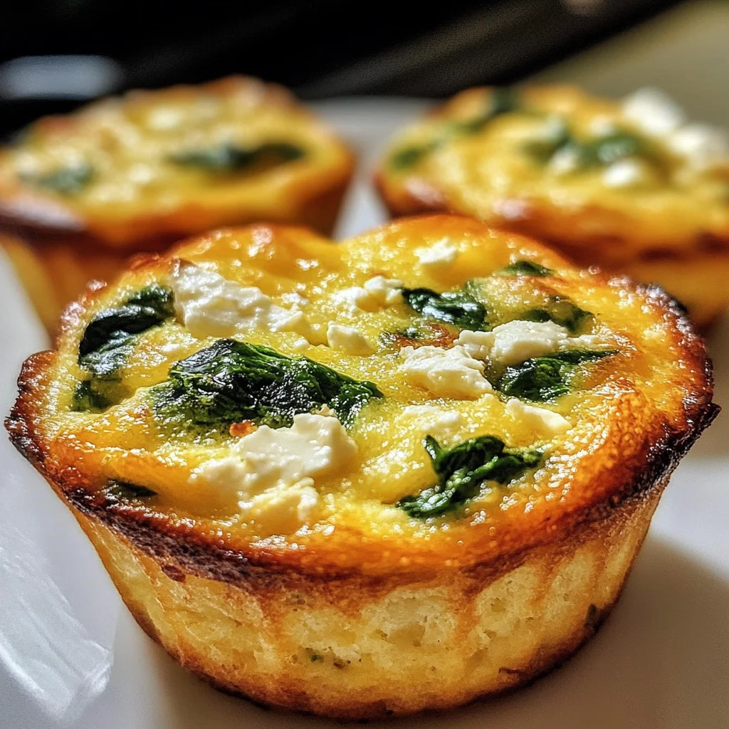 Amazing Spinach Feta Egg Muffins: Portable Powerhouse