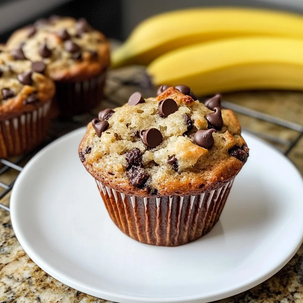 Banana Chocolate Chip Muffins
