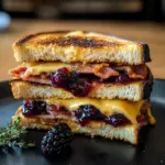 Blackberry Turkey Bacon Grilled Cheese