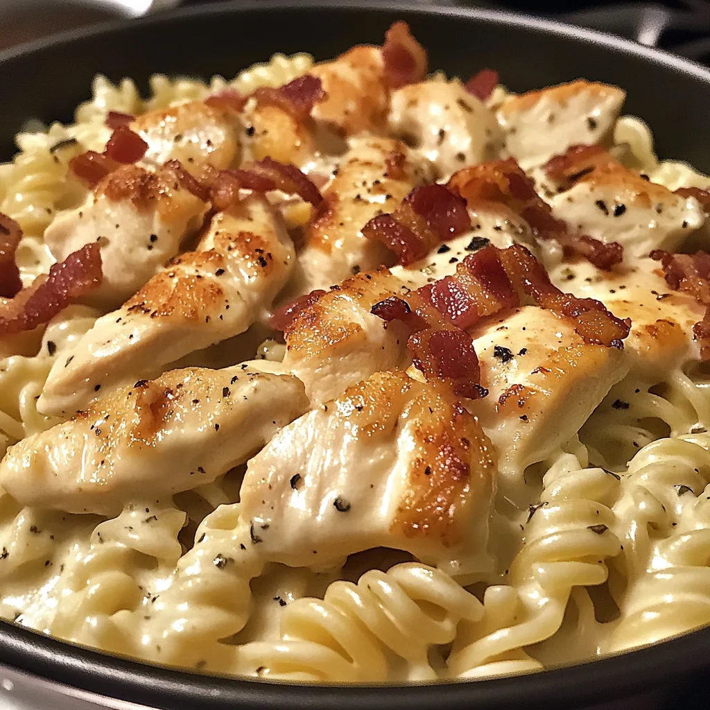 Chicken Bacon Ranch Pasta