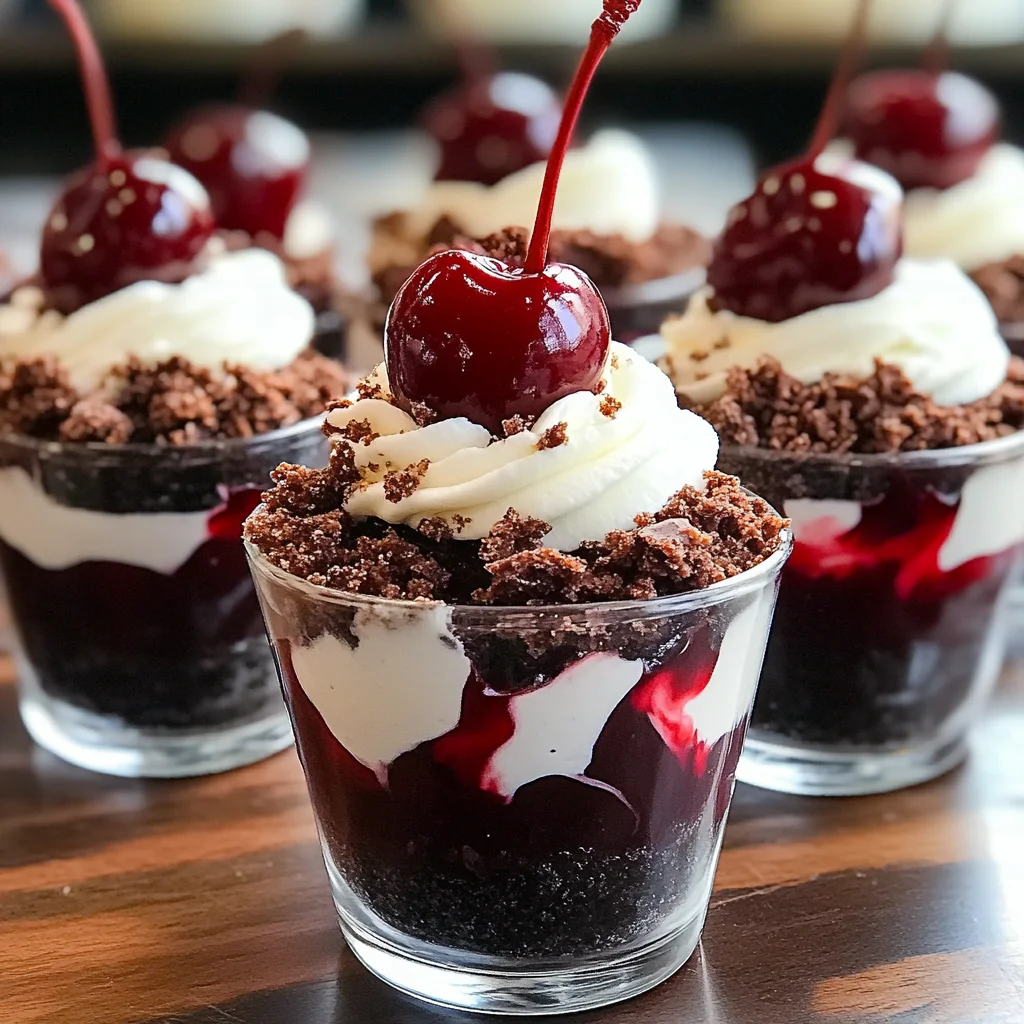 DLux Mini Dessert Cups – Black Forest Cake Recipe