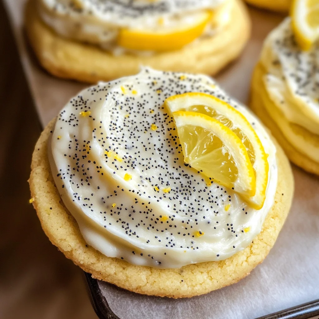 Lemon Poppy Seed Cheesecake Cookies