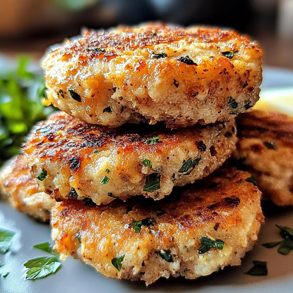 Mediterranean Chicken Patties
