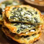 Mediterranean Spinach and Feta Crisps