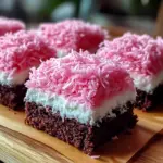 Pink Coconut Snowball Cake Bars