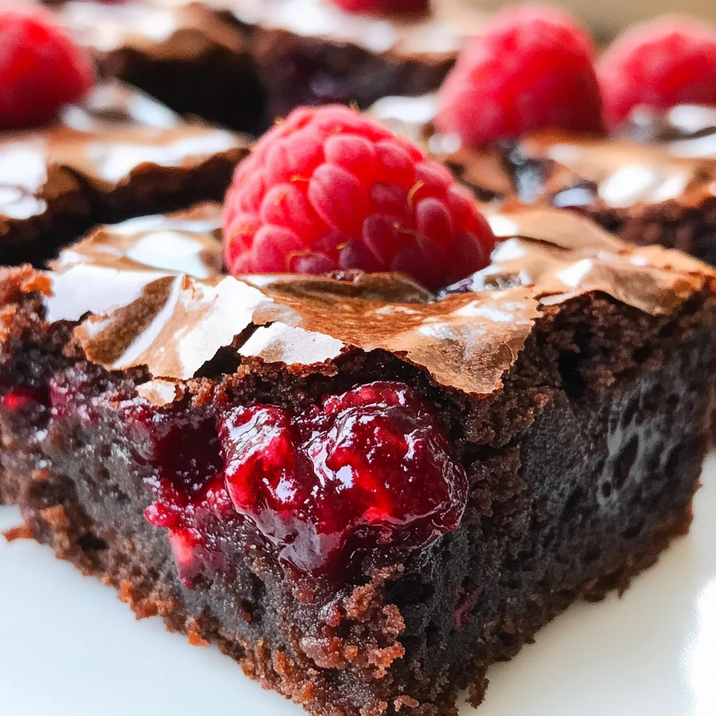 Raspberry Brownies