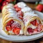 Strawberry Shortcake Cheesecake Rolls