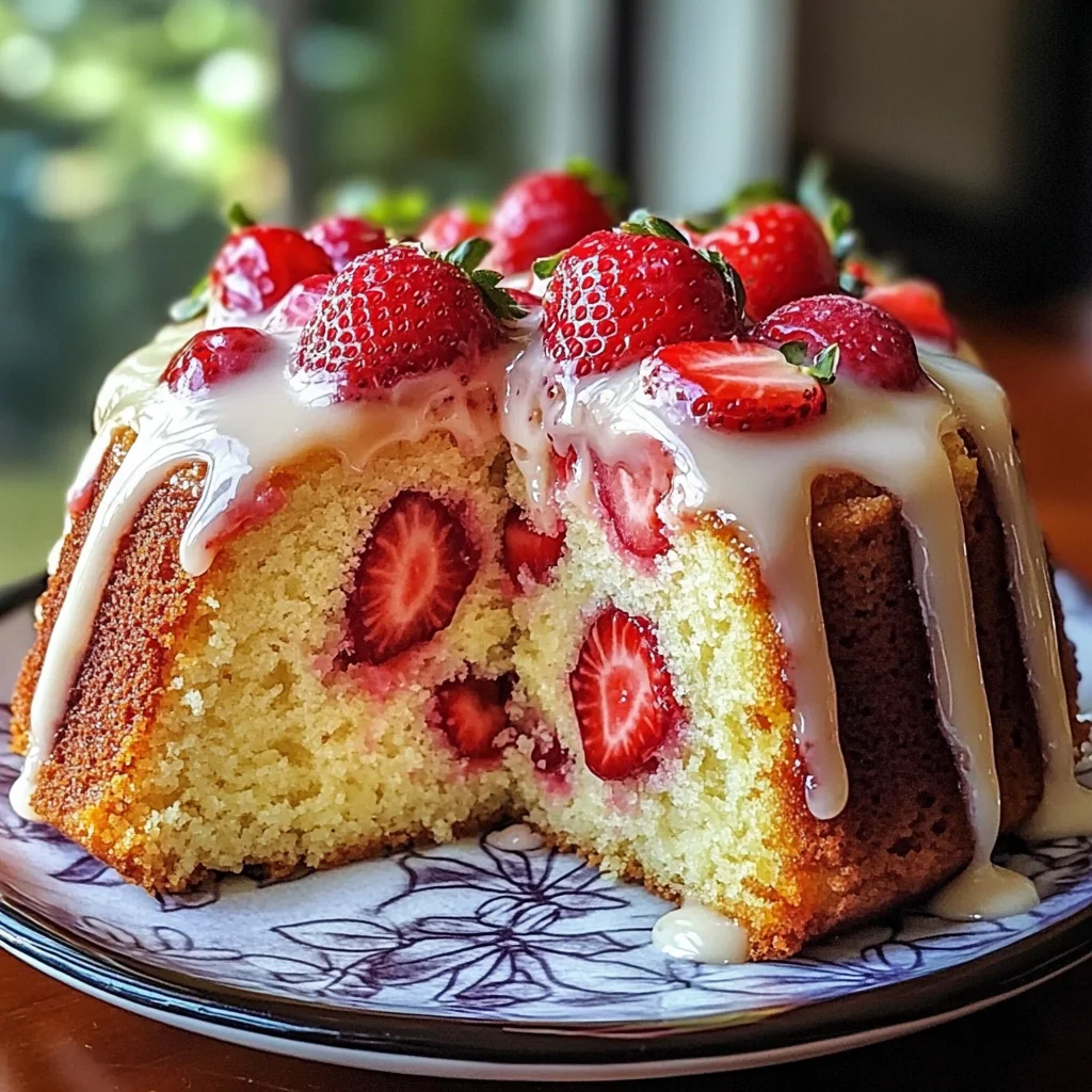 The Ultimate Strawberry Cream Cheese Pound Cake for Any Occasion