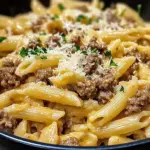 Beef and Garlic Butter Pasta recipe