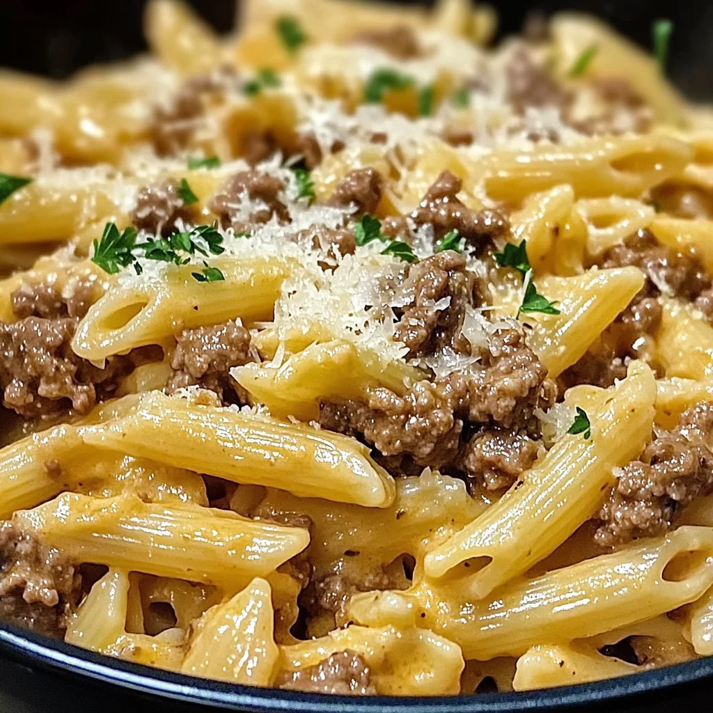Beef and Garlic Butter Pasta recipe