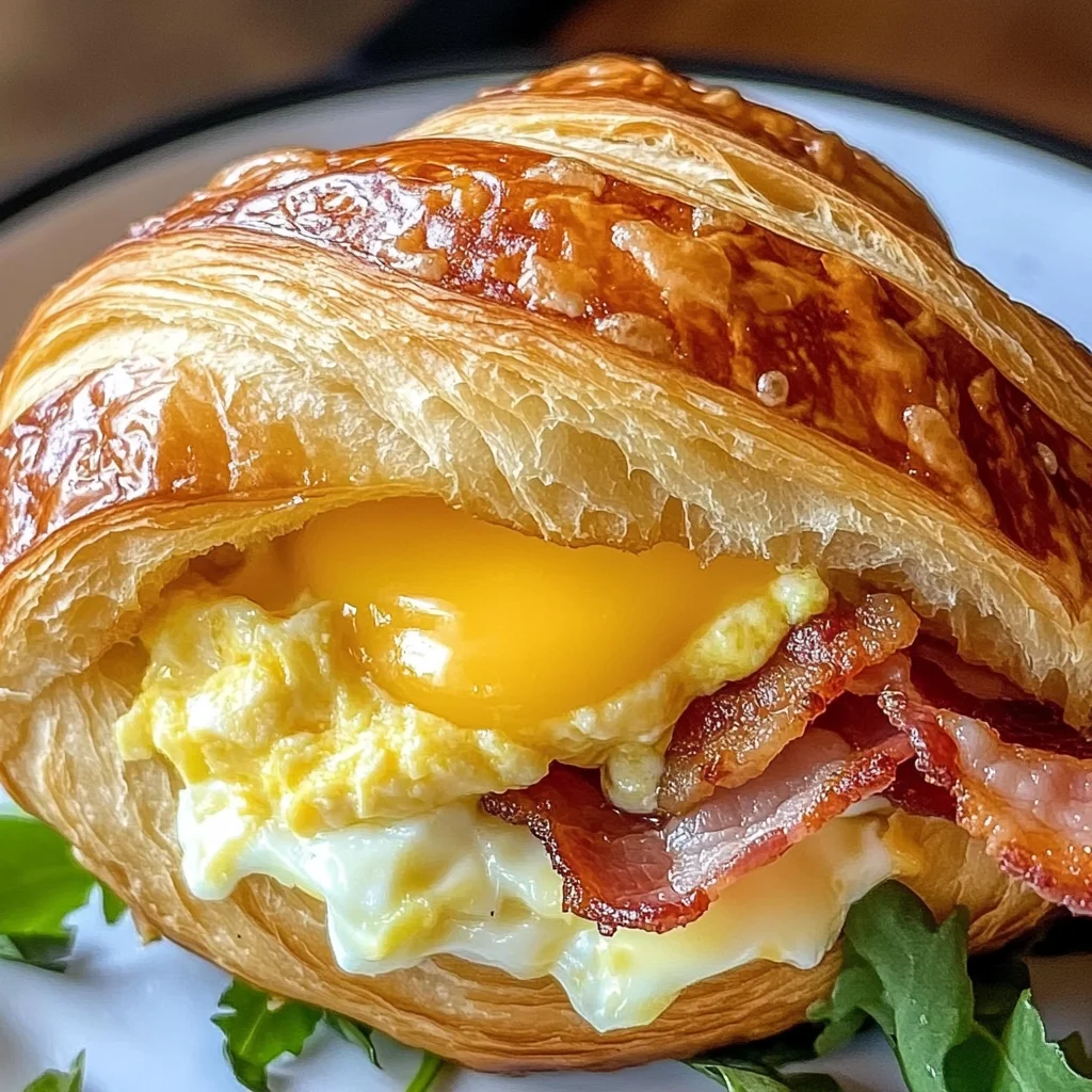 Breakfast Croissant Sandwich