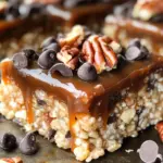 Caramel Turtle Rice Krispie Treats