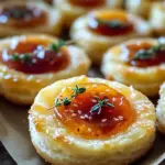 Cheesy Thumbprint Appetizers with Hot Pepper Jelly