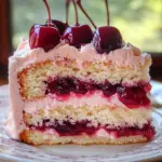 Cherry Layer Cake with Cherry Cream Cheese Frosting