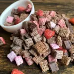 Chocolate Covered Strawberry Puppy Chow