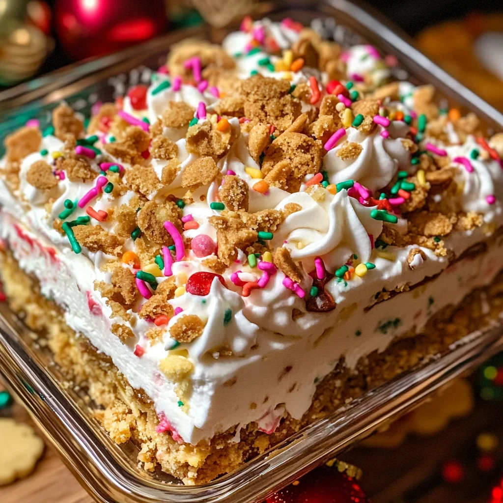Christmas Cookie Lasagna Recipe