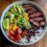 Cilantro Lime Steak Bowls