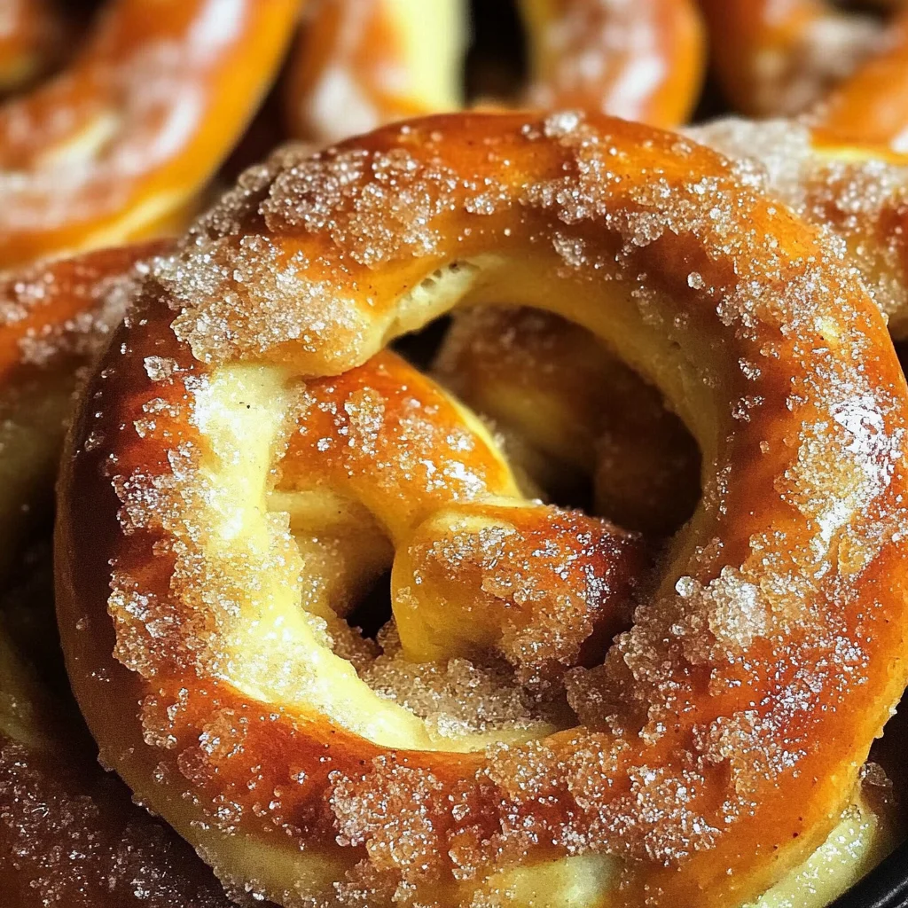 Cinnamon Sugar Soft Pretzels