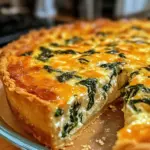 Cottage Cheese and Spinach Crustless Quiche
