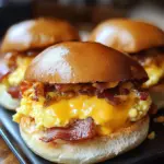 Crack Breakfast Sliders (Turkey Bacon Egg & Cheese)
