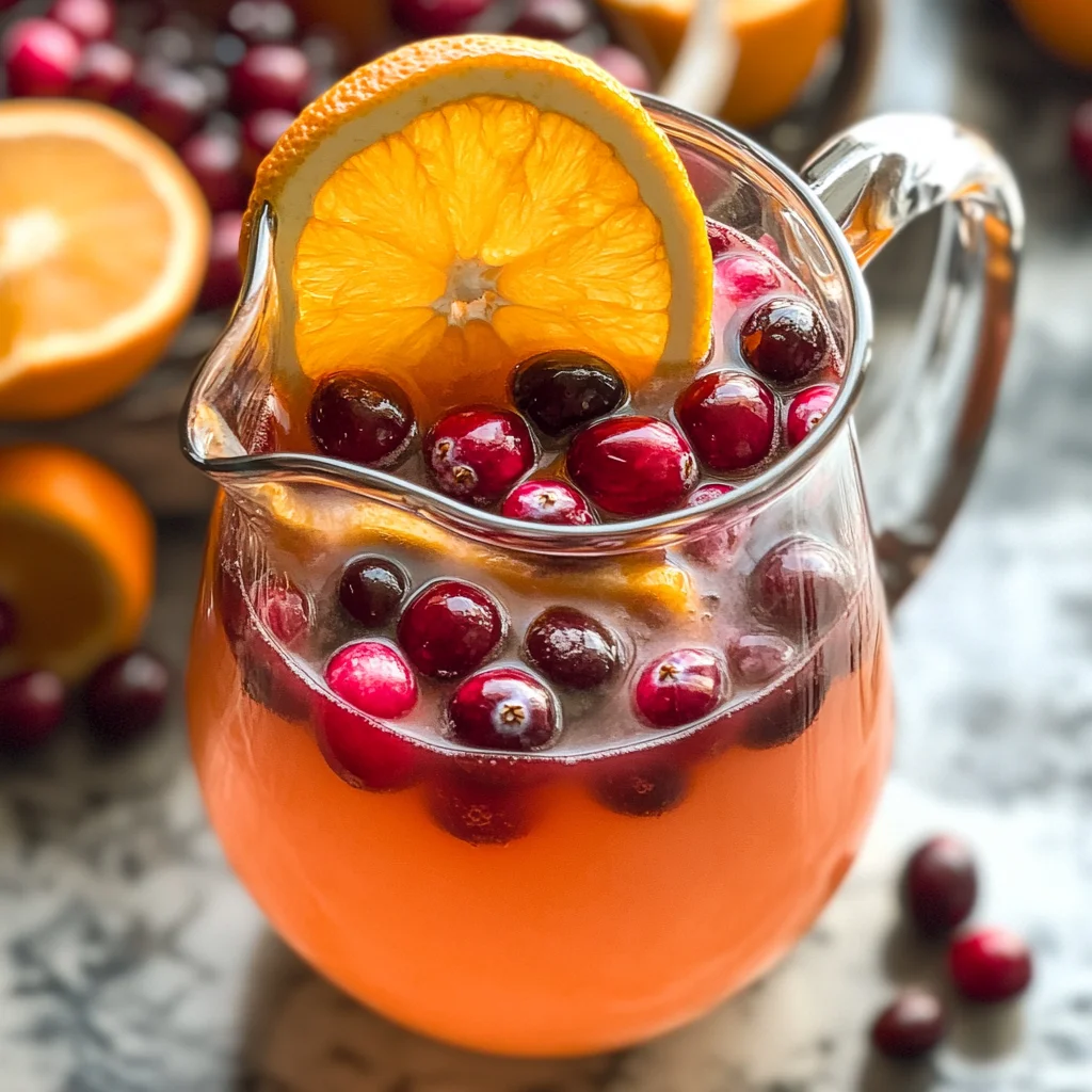 Cranberry Orange Margarita Sangria