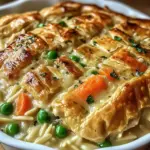 Creamy Chicken Pot Pie Orzo