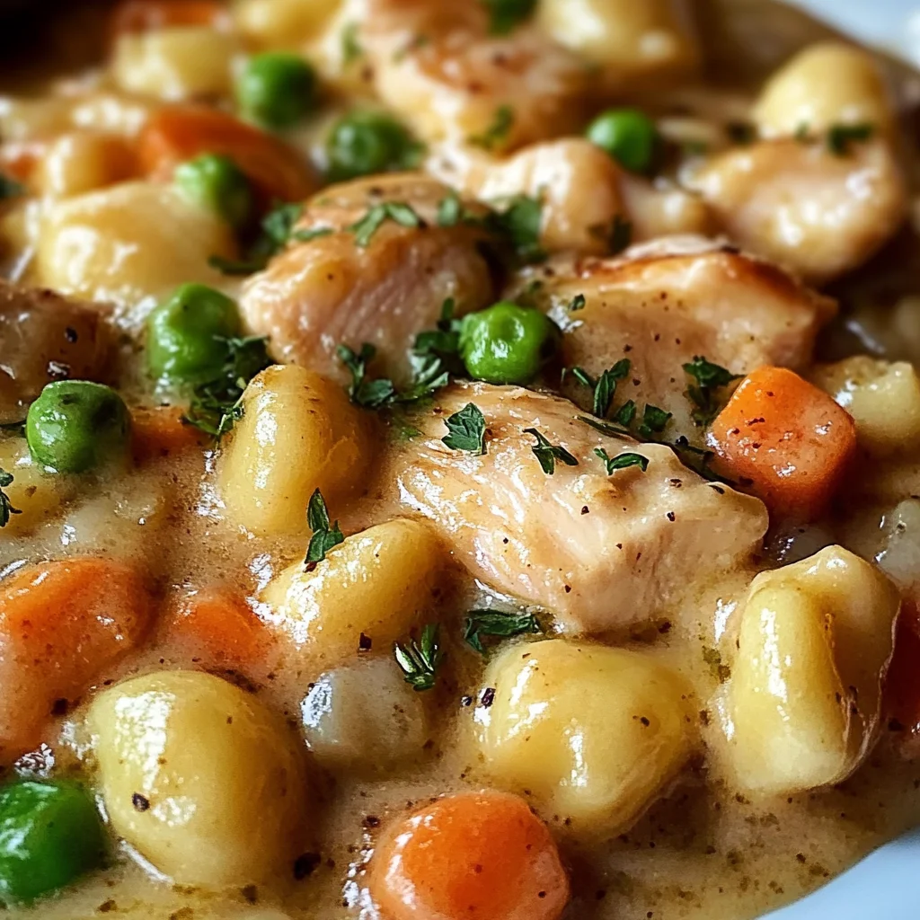 Creamy Chicken and Gnocchi Pot Pie Recipe