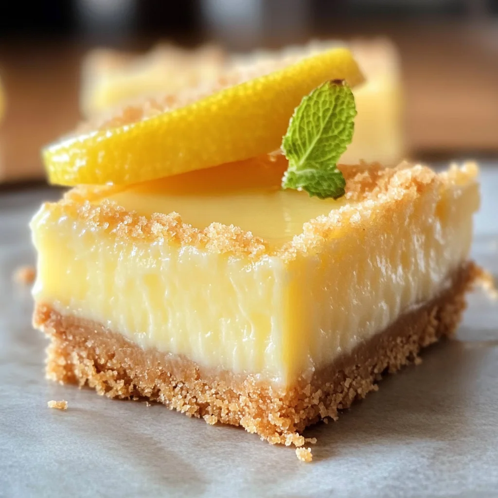 Creamy Lemon Squares
