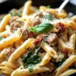 Creamy Tuscan Sausage Pasta