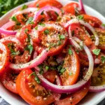 Fresh Tomato Salad Recipe (5 minutes!)