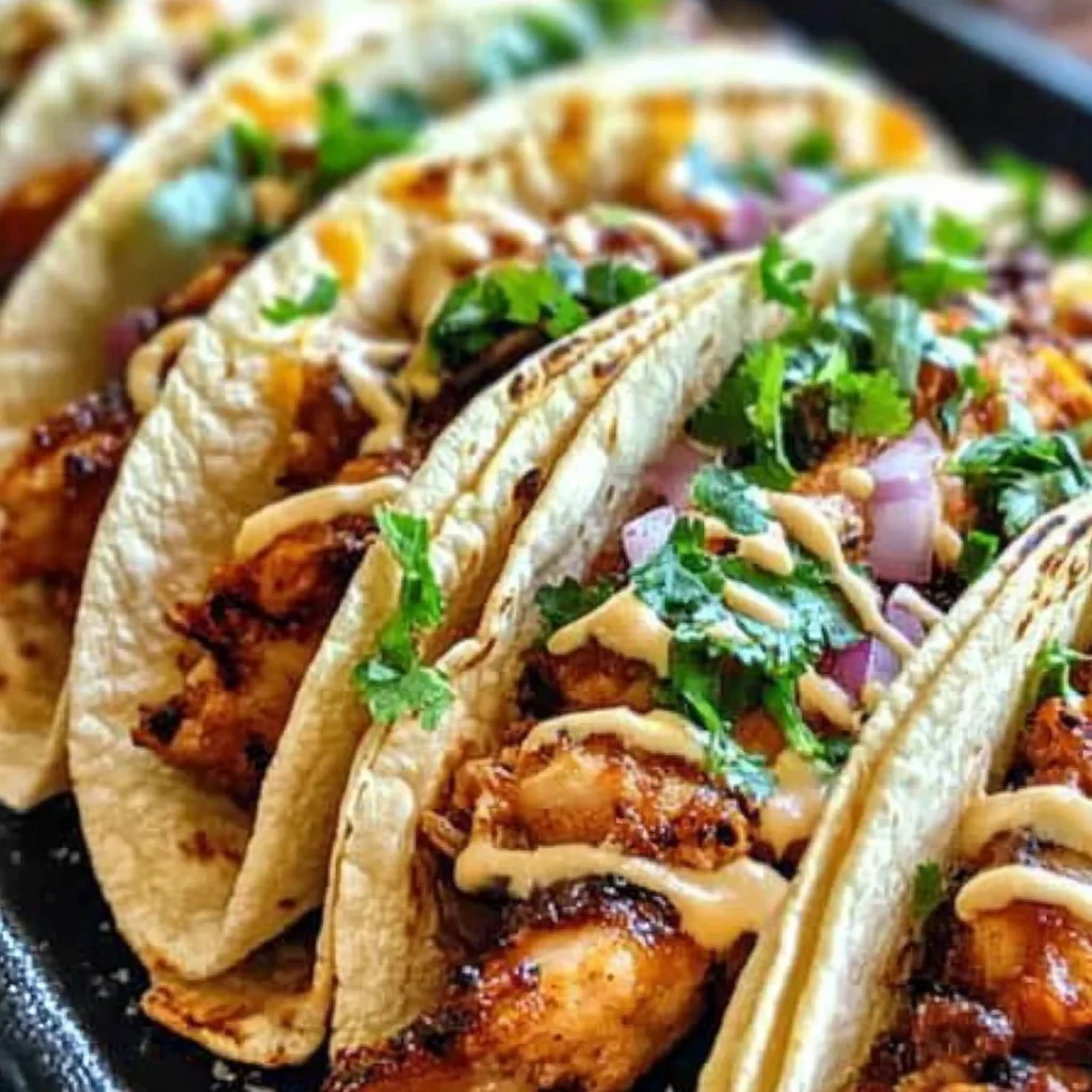 Garlic Butter Honey BBQ Chicken Tacos: Sweet, Savory & Irresistible!