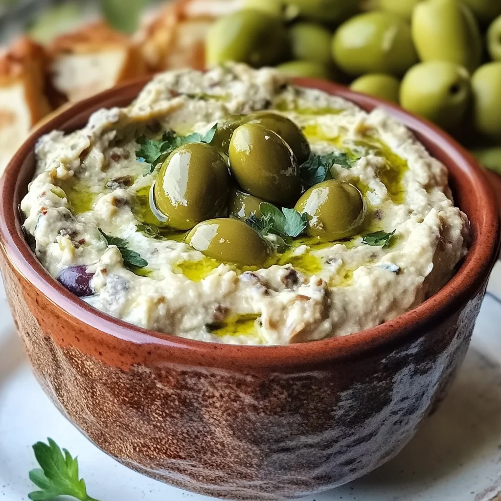Green Olive Dip – Easy Creamy Party Favorite