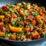 Ground Turkey and Bell Pepper Skillet