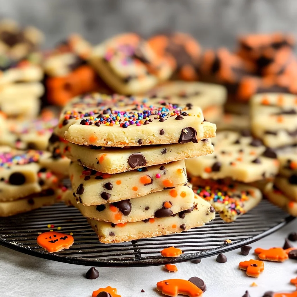 Halloween Shortbread Cookies
