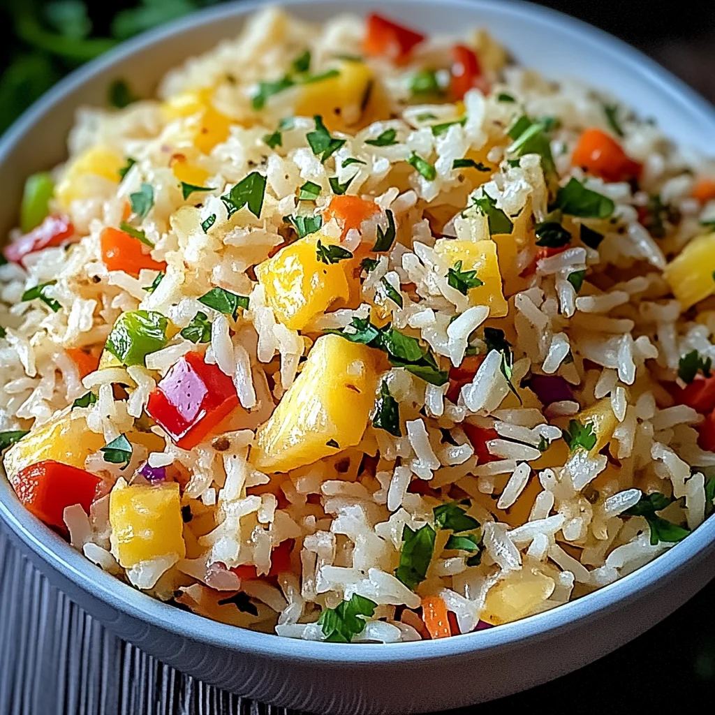 Island Coconut Pepper Rice