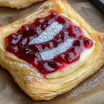 Leftover cranberry sauce cheese danish