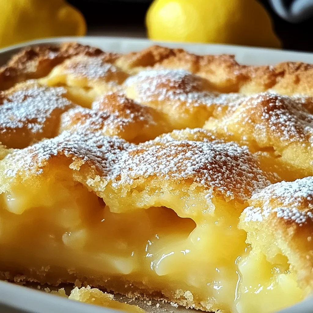 Magic Lemon Cobbler Recipe: A Delightful Dessert Experience