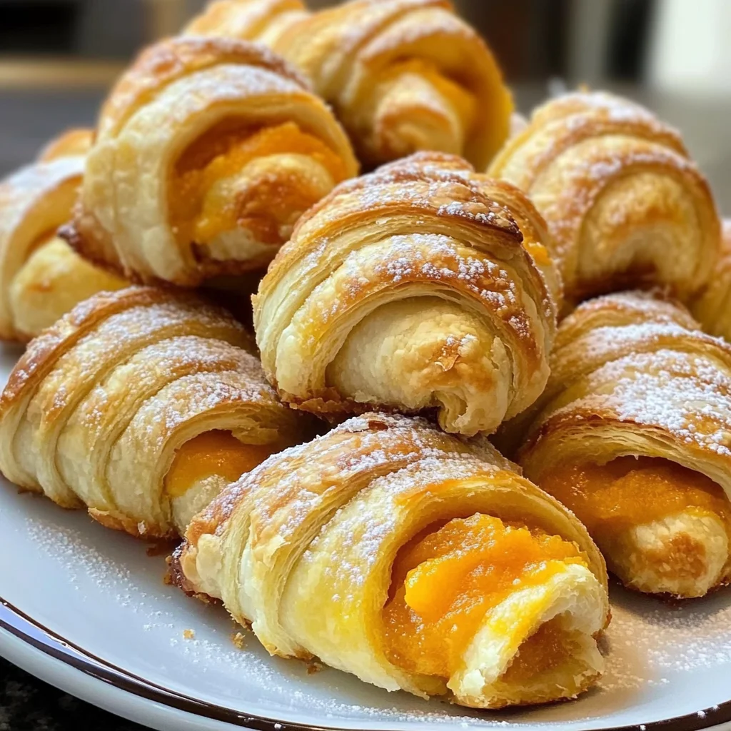 Mini Pumpkin Pie Crescent Rolls