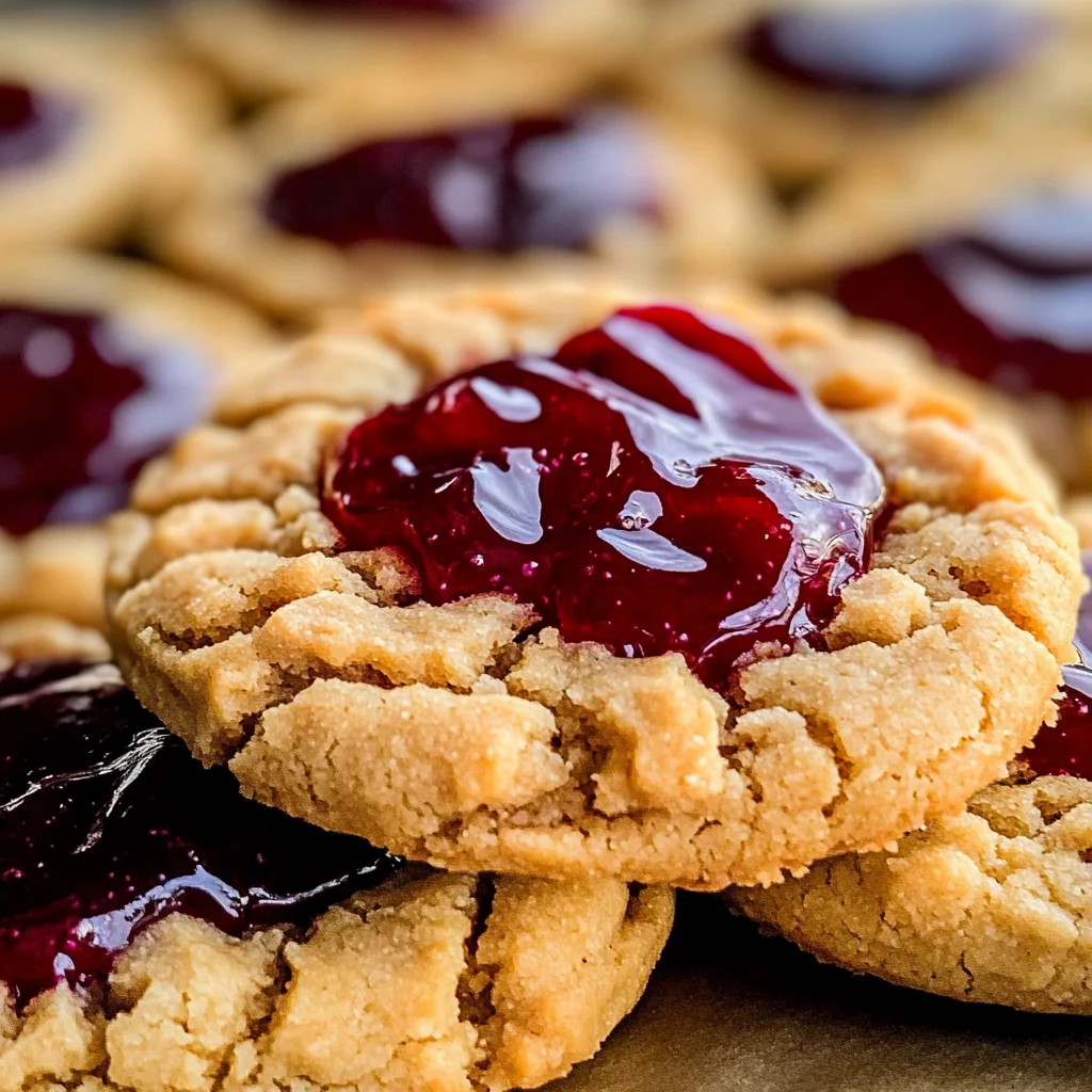 Peanut Butter and Jelly Cookies