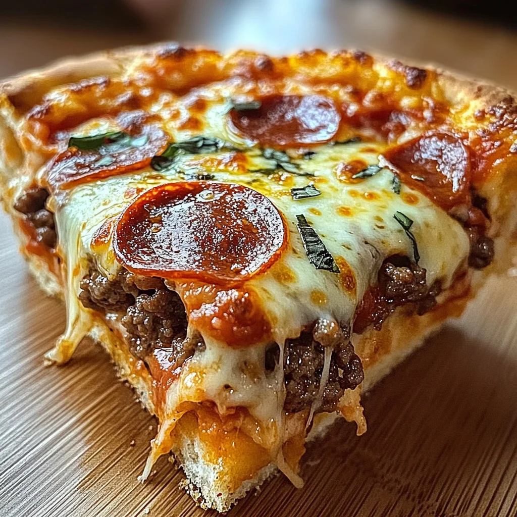 Pizza Burger Pie: A Delicious Twist on Classic Flavors