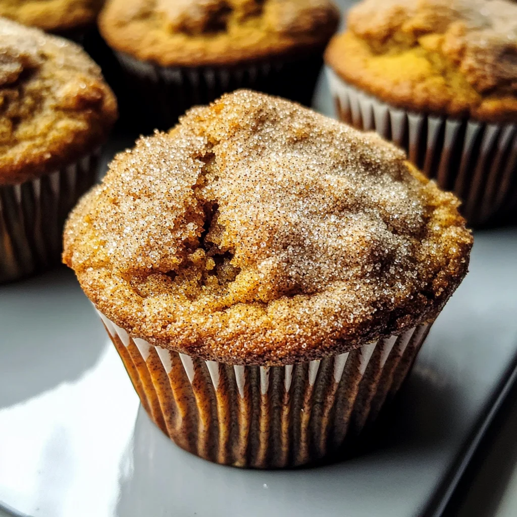 Pumpkin Snickerdoodle Muffins