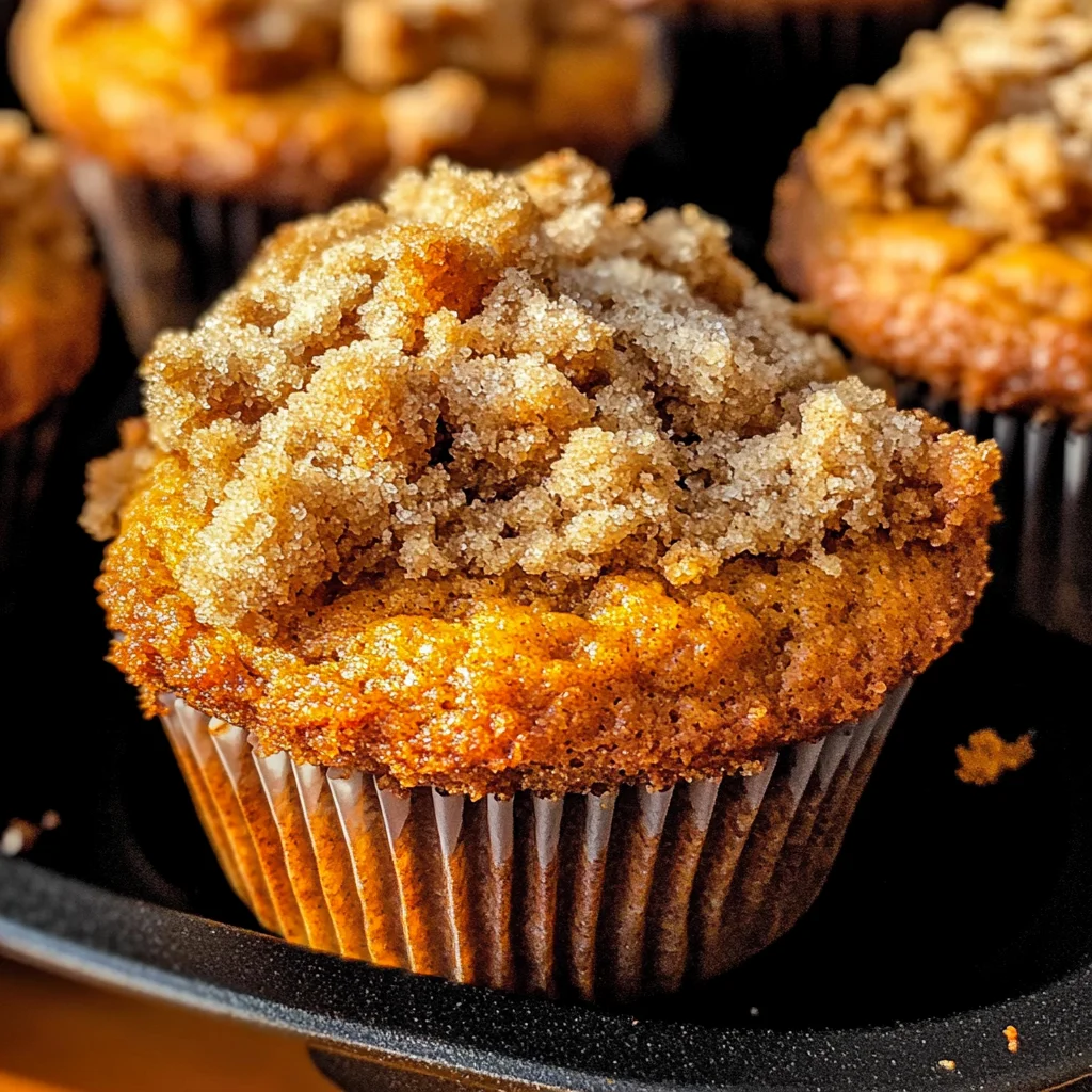 Pumpkin Streusel Muffins