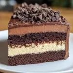 Tuxedo Cake – Triple Chocolate Mousse Cake