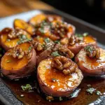 Walnut Maple Roasted Sweet Potatoes