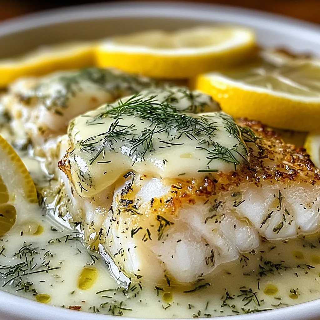 lemon dill baked cod