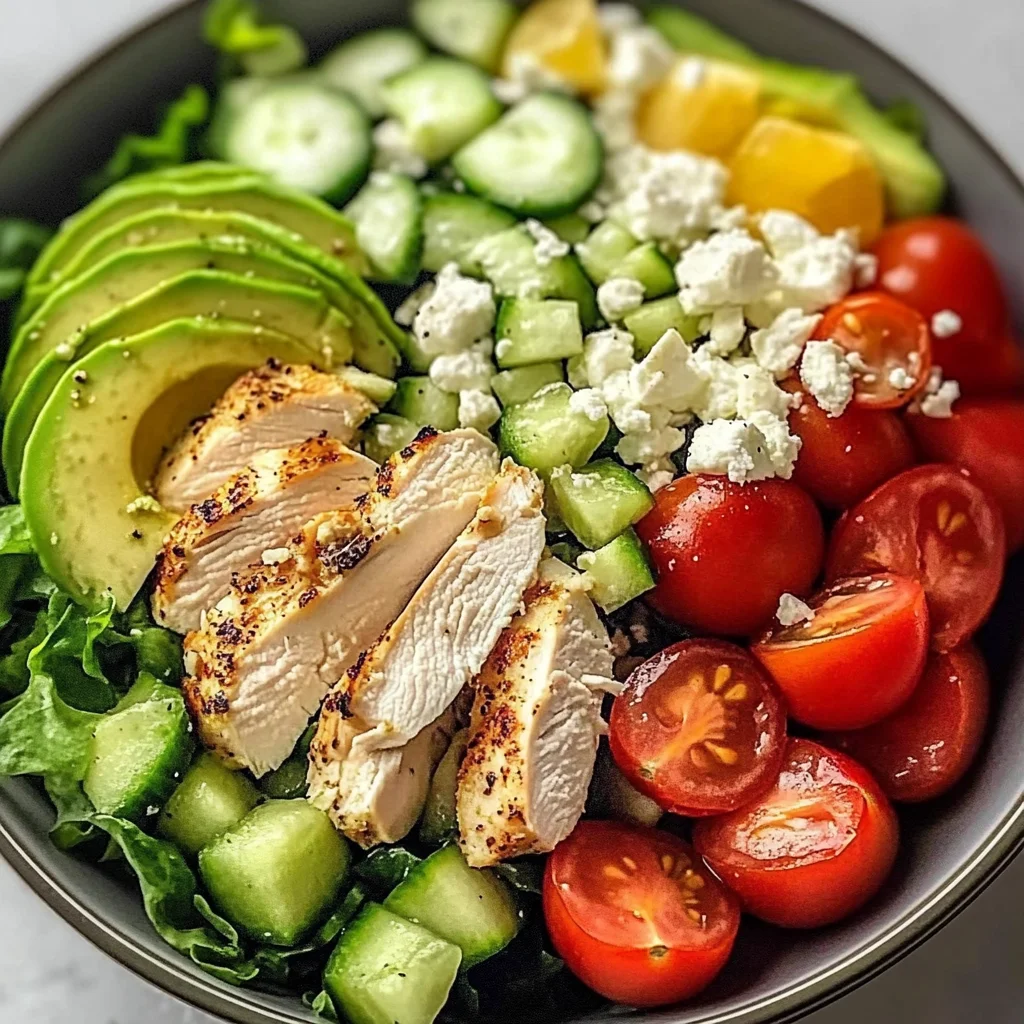Avocado & Chicken Chopped Salad