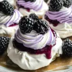Blackberry Pavlovas