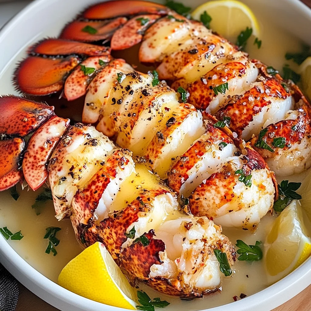 Butter Poached Lobster Tails Recipe