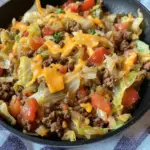 Cabbage Roll Skillet (Easy Keto Ground Beef Dinner Recipe)