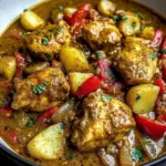Caribbean Delight: Creamy Chicken with Potatoes and Coconut